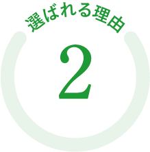 選ばれる理由02